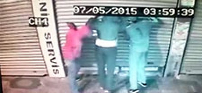 Gebze'deki hırsızlık kameraya takıldı