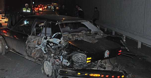 Gebze'de zincirleme kaza 4 yaralı!