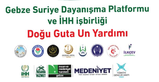 Gebze'den Doğu Guta'ya ilk TIR kalkıyor