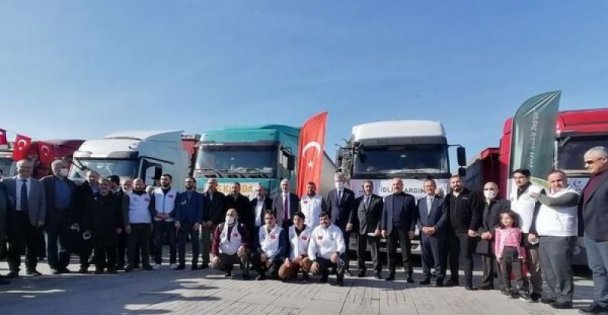 Gebze'den İdlib'e 29 Tır Yardım!