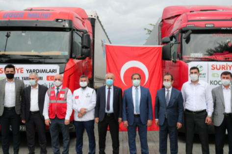 GEBZE'DEN SURİYE'YE DUALARLA UĞURLANDI