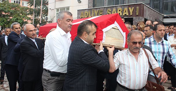 Gebzeli hakim için tören düzenlendi