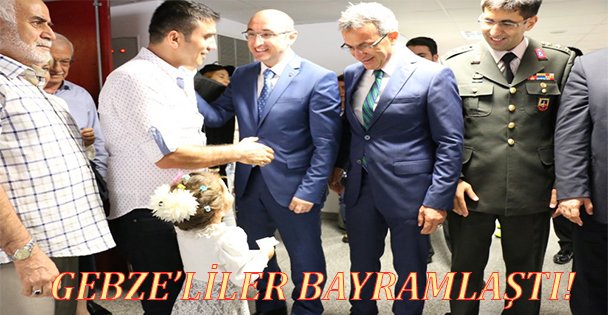 Gebzeliler bayramlaşmada buluştu