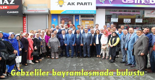 Gebzeliler bayramlaşmada buluştu