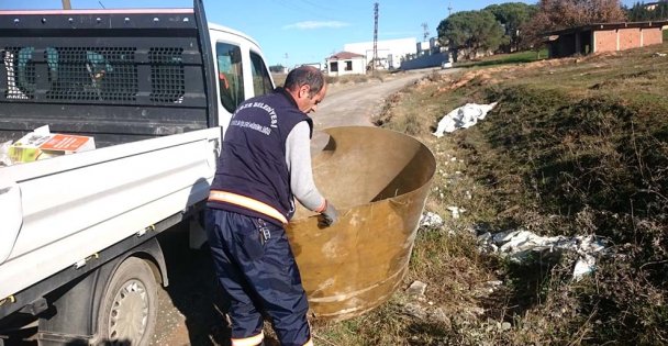 Gebze'nin köylerinde mıntıka temizliği