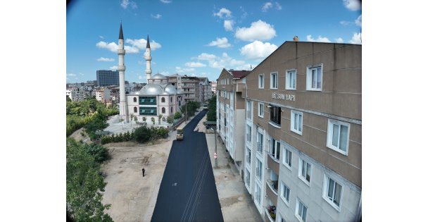 Gebze'nin Yollarına 599 Ton Sıcak Asfalt