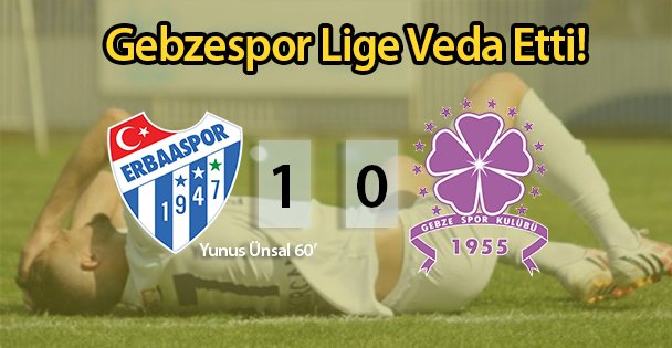 Gebzespor Lige Veda Etti!