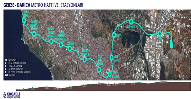 Gebze'ye sürücüsüz metro geliyor