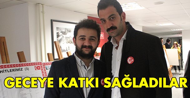 Geceye katkı sağladılar