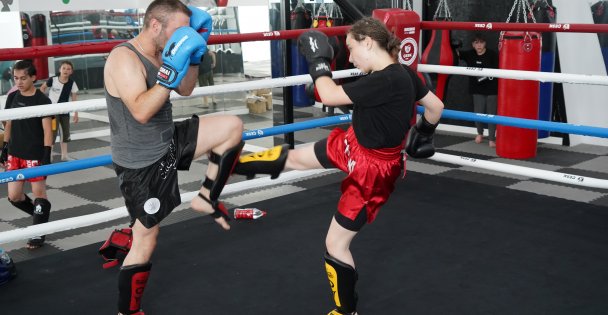 Geleceğin Boksör ve Kickboks'çuları yetişiyor