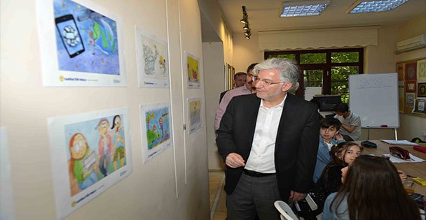 Genç Karikatüristlerin eserleri beğeni topladı