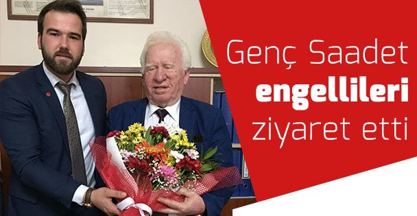 Genç Saadet engellileri ziyaret etti