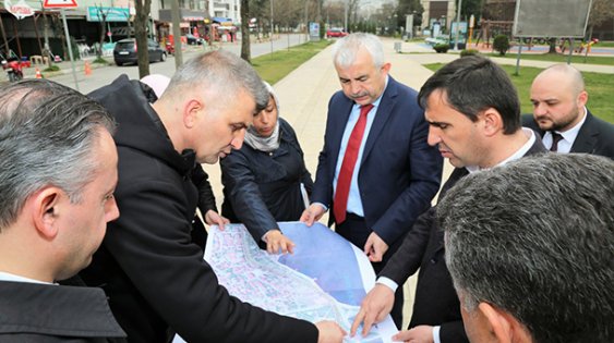 Genel Sekreter Gündoğdu Gölcük'te incelemelerde bulundu