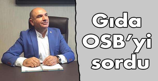 Gıda OSB'yi sordu