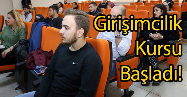 Girişimcilik Kursu Başladı!