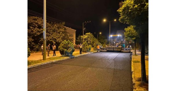 Gölcük Anafartalar Caddesi asfaltlandı