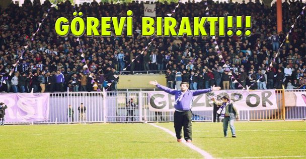 Görevi bıraktı