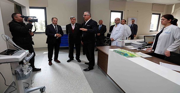 GOSB  Tıp Merkezini ziyaret etti
