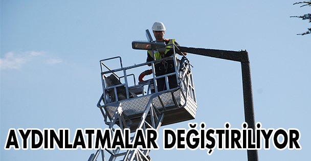 GOSB'ta aydınlatmalar değiştiriliyor