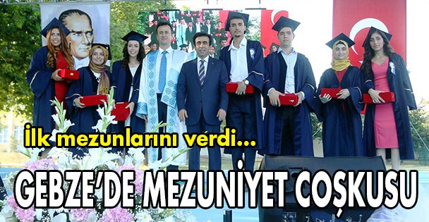 GTÜ ilk mezunlarını verdi