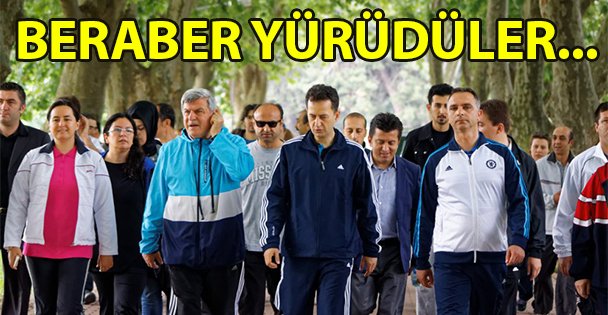 GTÜ'de önce yürüyüş sonra kahvaltı