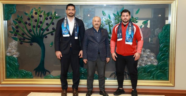 Güreş Camiasından Başkan Büyükgöze Ziyaret