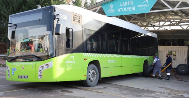 Güvenli yolculuk için otobüsler kışa hazır
