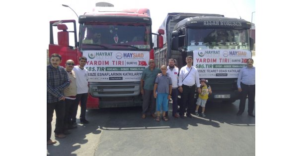Halep'e yardım eli!