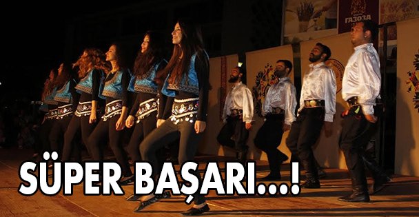 Halk Oyunları ekibinden süper başarı