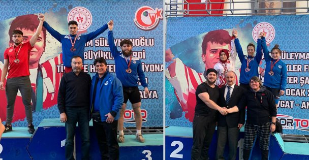 Halterciler, Türkiye Şampiyonası'ndan mutlu döndü