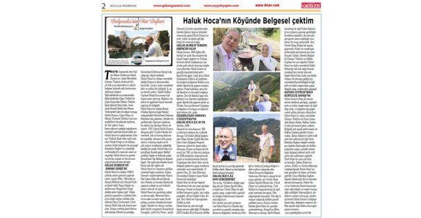 Haluk Hoca'nın Köyünde Belgesel Çektim