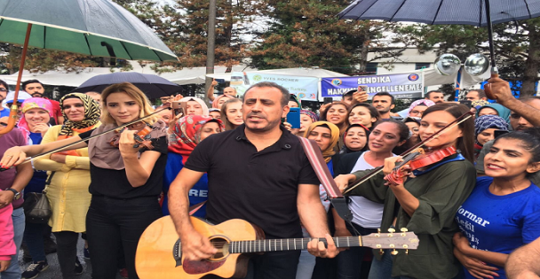 Haluk Levent Gebze'de Fabrikadaki Eyleme Destek Oldu