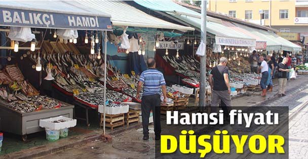 Hamsi fiyatı düşüyor