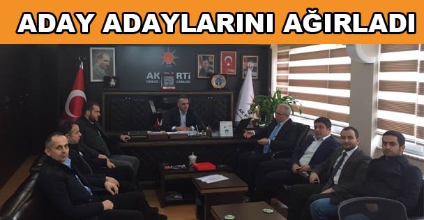 Hasan Soba aday adaylarını ağırladı