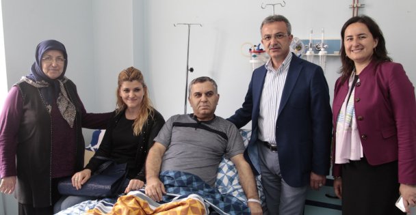 Hastalara moral oldu