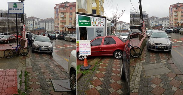 Hastane kaldırımları işgal altında!