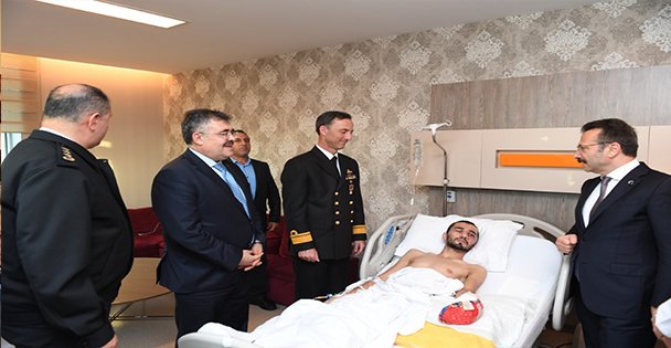 Hastanede Tedavi Gören Gazimiz'e Ziyaret