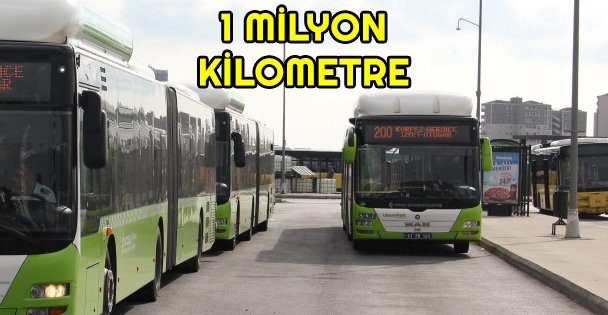 Hat 200 araçları 1 milyon kilometreyi devirdi