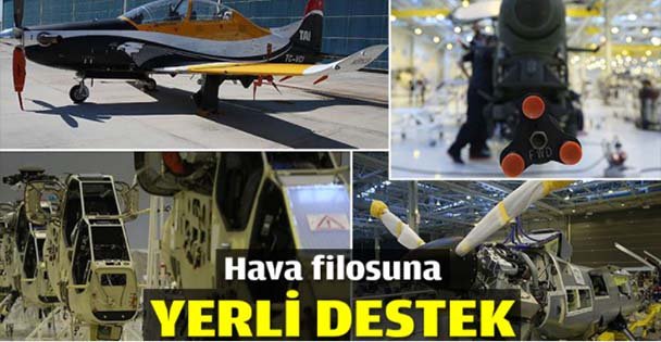 Hava filosuna yerli destek