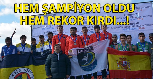 Hem şampiyon oldu, hem rekor kırdı!