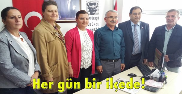 Her gün bir ilçede!