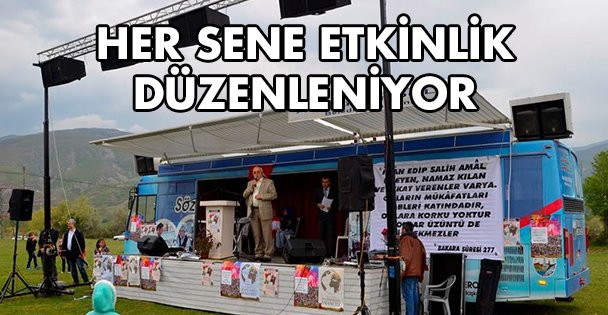 Her sene etkinlik düzenleniyor