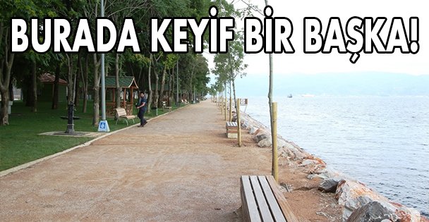 Hereke sahilinde keyif bir başka!