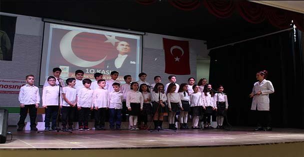 Hisar Eğitim Kurumları Atatürk'ü Saygıyla Andı.