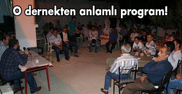 Hisarcıklılar'dan anlamlı program!