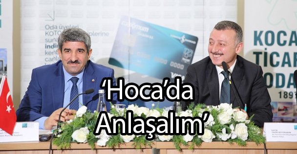 'Hoca' da Anlaşalım'