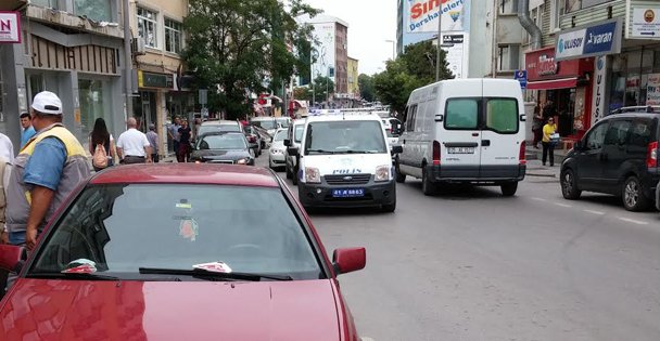 Hükümet caddesinde kaza!