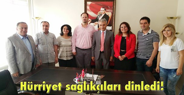 Hürriyet sağlıkçıları dinledi!