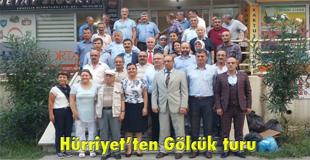 Hürriyet'ten Gölcük turu