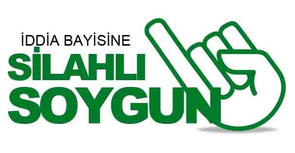 İddaa bayisinde silahlı soygun